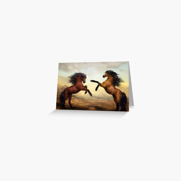 A beautiful painting drawing room Greeting Card