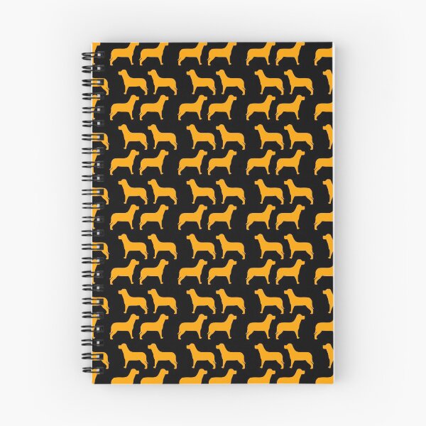 Item preview, dog silhouette pattern yellow&black designed and sold by newwind87.