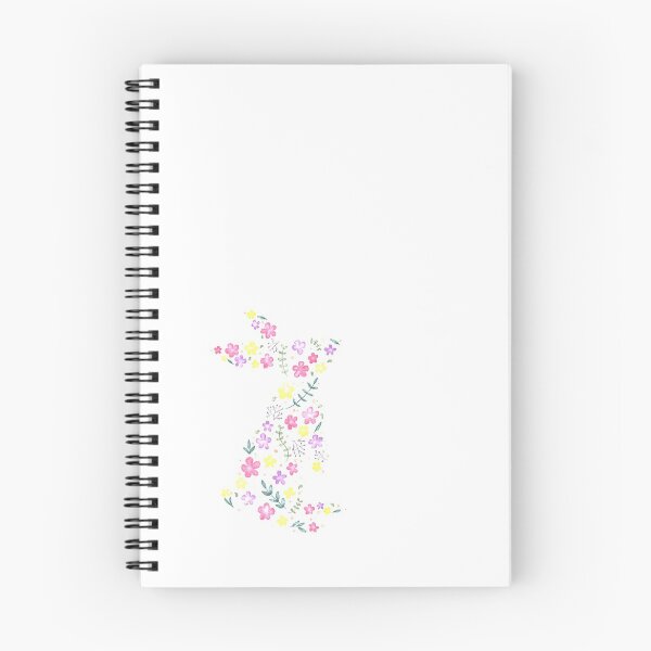 Aperçu de l'œuvre Lapin aquarelle Floral créée et vendue par bowmee.