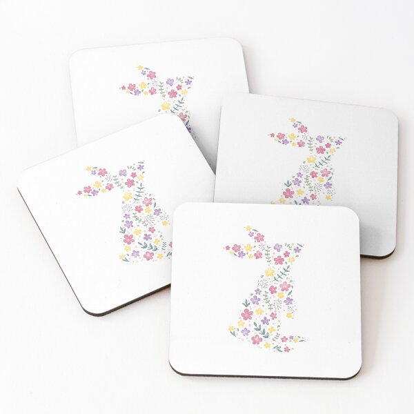 Item preview, Bunny watercolor Floral version.2 designed and sold by bowmee.