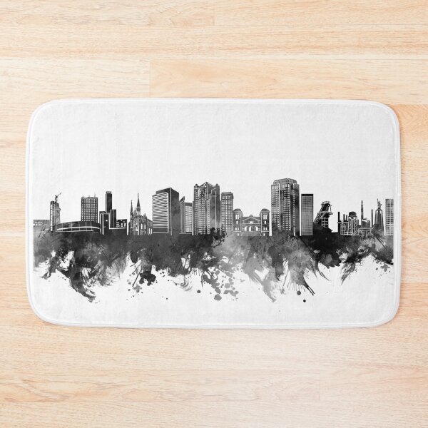 Item preview, birmingham al skyline bw designed and sold by BekimART2.