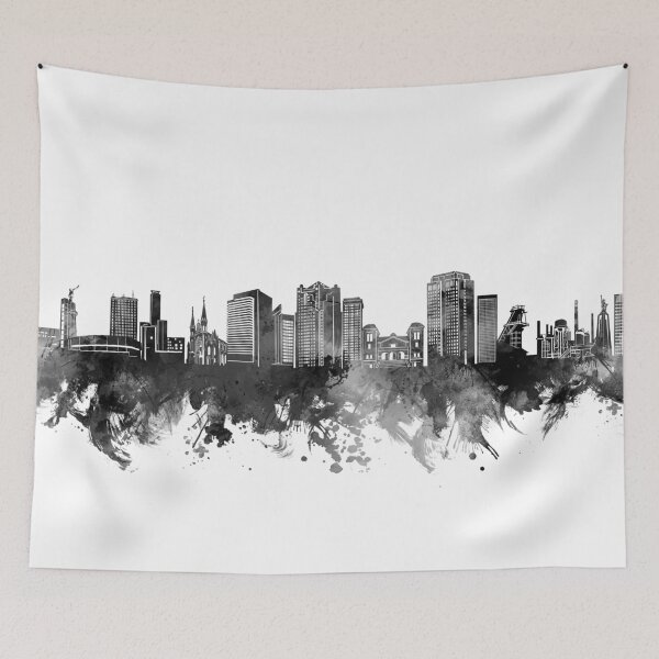 Item preview, birmingham al skyline bw designed and sold by BekimART2.