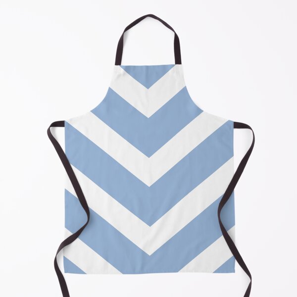 Item preview, Summer light blue plain background with white geometric zig zag pattern designed and sold by Brontorino.
