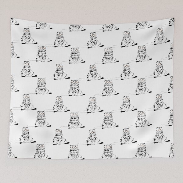 Item preview, Ornamental Cat Pattern With Peach Color designed and sold by James Dunn.