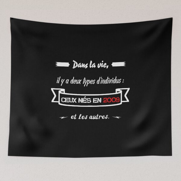 Item preview, People born in 2009... and the others (French) designed and sold by 2Girls1Shirt.