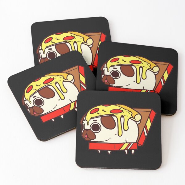 Item preview, pug pizza 01 designed and sold by geraldellis.