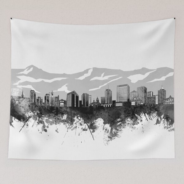 Item preview, anchorage skyline bw designed and sold by BekimART2.
