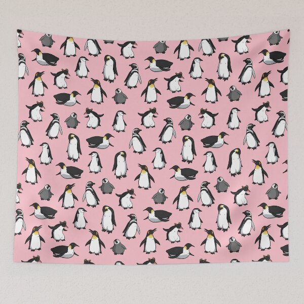 Item preview, Cute Penguin Pattern (Pink Variant) designed and sold by Joshua Pruner.