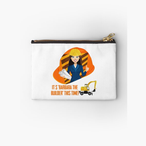Item preview, It’s ‘Barbara the Builder’ This Time! (on White) designed and sold by PawsitiveMum.