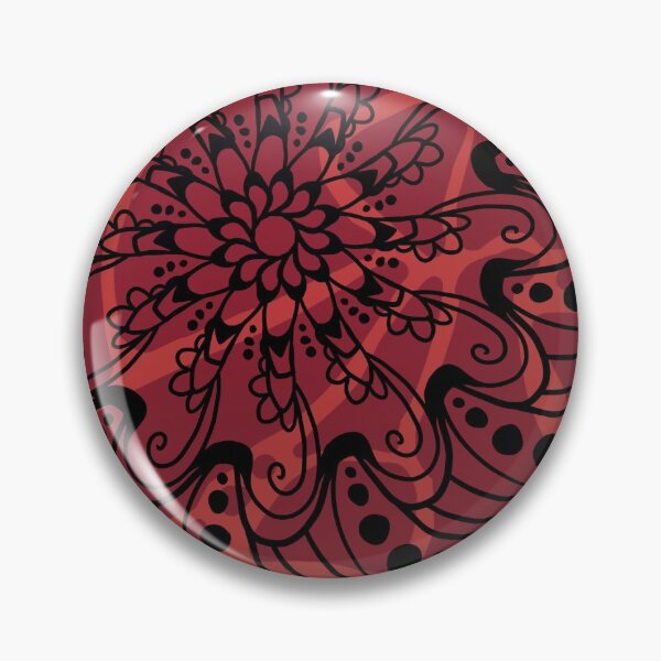 Item preview, Welcome to the Multiverse Mandala - Red Green - Black Stars designed and sold by Natalie Viola .