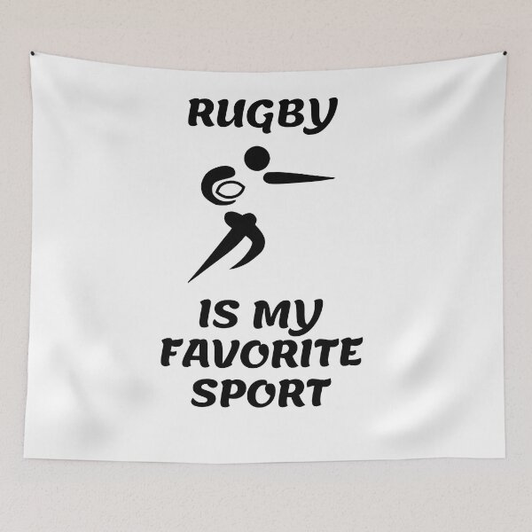 Item preview, Rugby Is My Favorite Sport designed and sold by LuckyKermit.