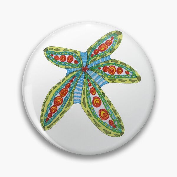 Item preview, Ocean, sea, starfish, colorful, drawing, Promarker, BebiCervin designed and sold by BebiCervin.