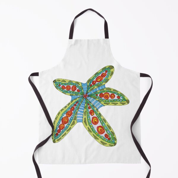 Item preview, Ocean, sea, starfish, colorful, drawing, Promarker, BebiCervin designed and sold by BebiCervin.
