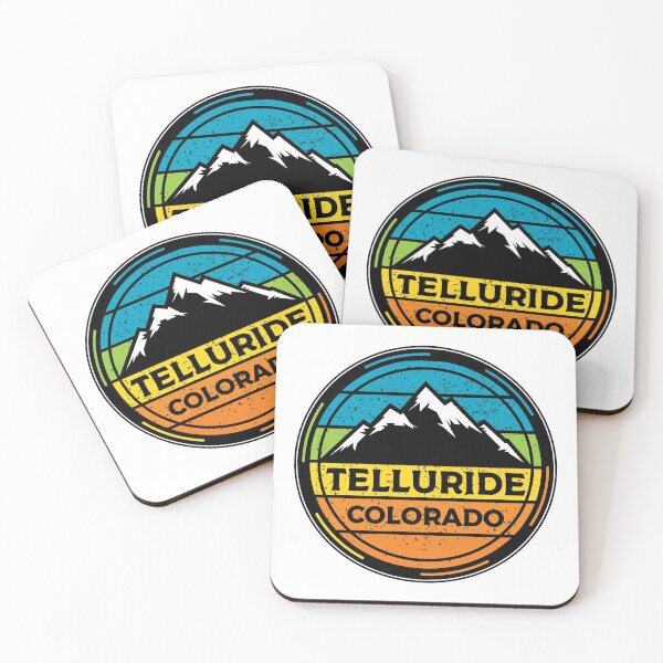 Item preview, TELLURIDE COLORADO Skiing Ski Mountain Mountains Snowboard designed and sold by DESTINATIONS DECAL.