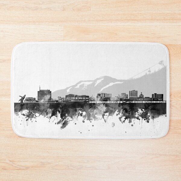 Item preview, juneau skyline bw designed and sold by BekimART2.