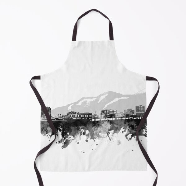 Item preview, juneau skyline bw designed and sold by BekimART2.