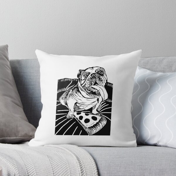 Item preview, pug pizza artwork designed and sold by geraldellis.