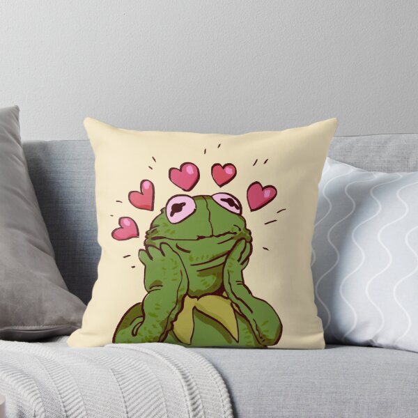 Item preview, I draw kermit the frog with lots of love and hearts. The muppets series. designed and sold by RansRoom.