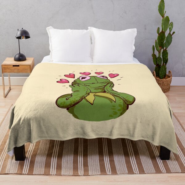 Item preview, I draw kermit the frog with lots of love and hearts. The muppets series. designed and sold by RansRoom.