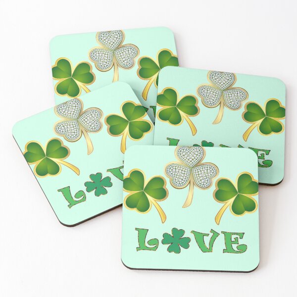Item preview, St Patricks Day lucky Charm Shamrock ideas designed and sold by Ross-Sergey.