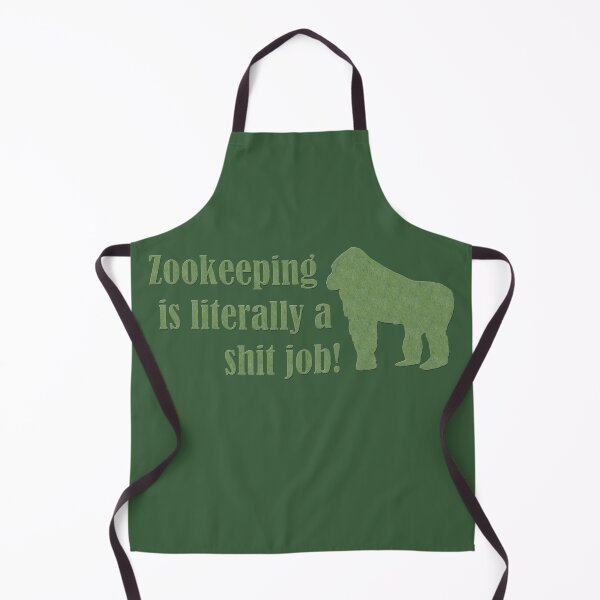 Item preview, Zookeeping is literally a shit job - Gorilla designed and sold by GeoCreate.