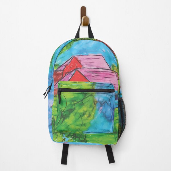 Item preview, Sketch Drawing Scenery of Village by Child designed and sold by Cheap Women's Shirts.