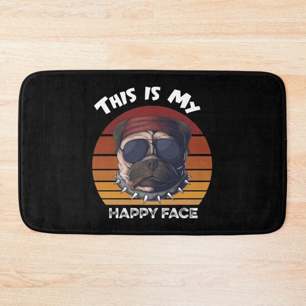 Item preview, Funny Crazy Dog This is My Happy Face For Kids, Women and Men  designed and sold by magicos1.