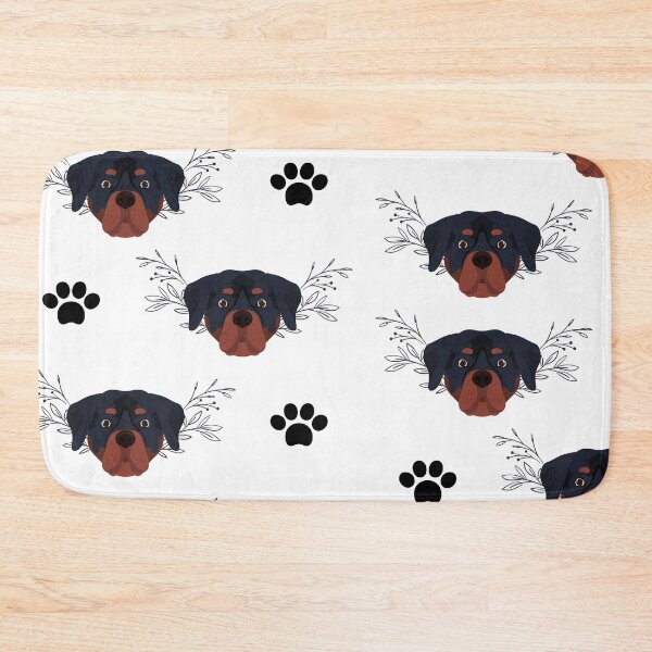 Item preview, Rottweiler Dog Breed Face Pattern designed and sold by Maful.