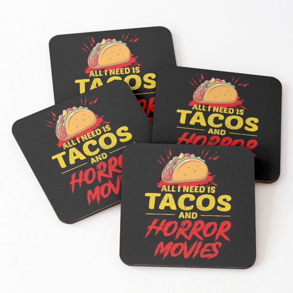 Item preview, Horror Movie True Crime Scary Tacos Lovers Funny designed and sold by CuteDesigns1.