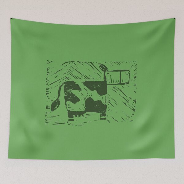 Item preview, Cow Lino Print designed and sold by Funful.