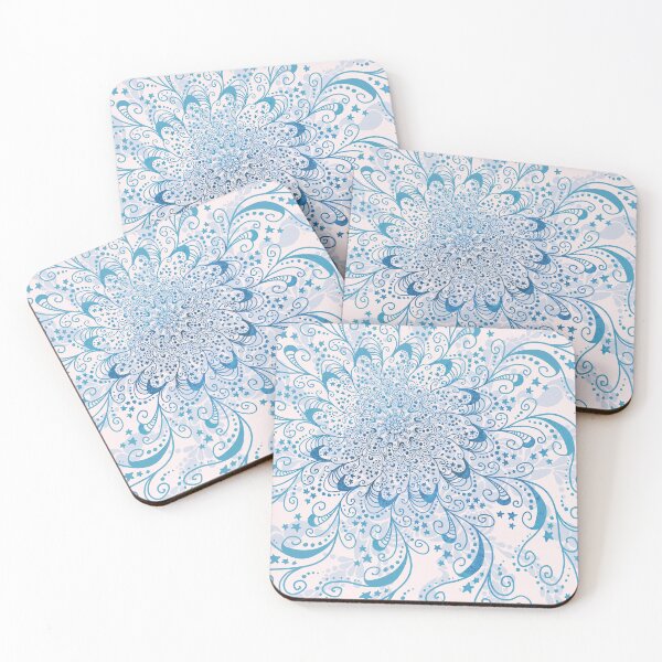 Item preview, Welcome to the Multiverse Mandala - Soft Blue designed and sold by Natalie Viola .