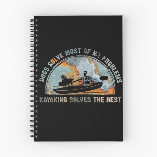 Item preview, Dogs Solve Most Of My Problems Kayaking Solves The Rest Dog Lover Funny Gift  designed and sold by kenzo2093.