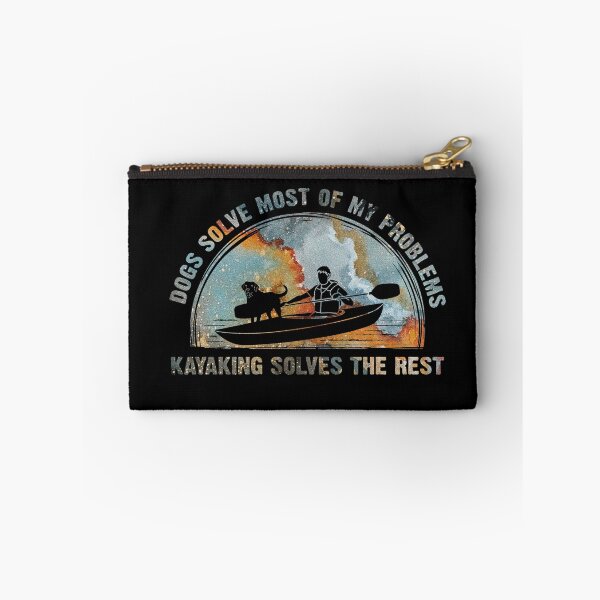 Item preview, Dogs Solve Most Of My Problems Kayaking Solves The Rest Dog Lover Funny Gift  designed and sold by kenzo2093.