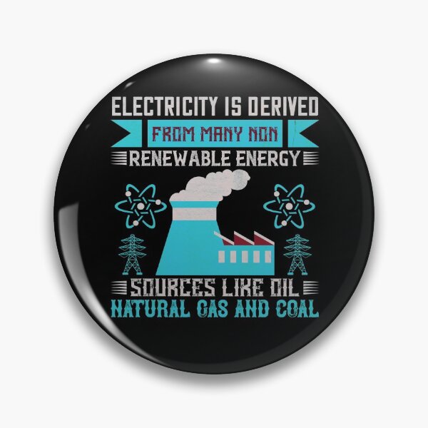 Item preview, Electricity is derived from many non renewable energy designed and sold by dm4design.