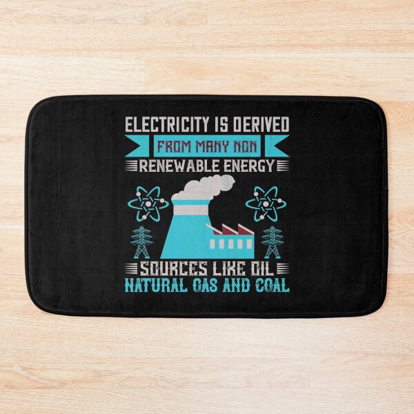 Item preview, Electricity is derived from many non renewable energy designed and sold by dm4design.
