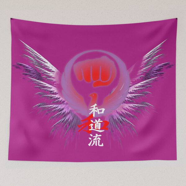 Item preview, Wado Ryu Karate Purple Wings - Karate Art Design designed and sold by Zanshin-Art.
