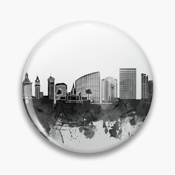 Item preview, oakland skyline bw designed and sold by BekimART2.