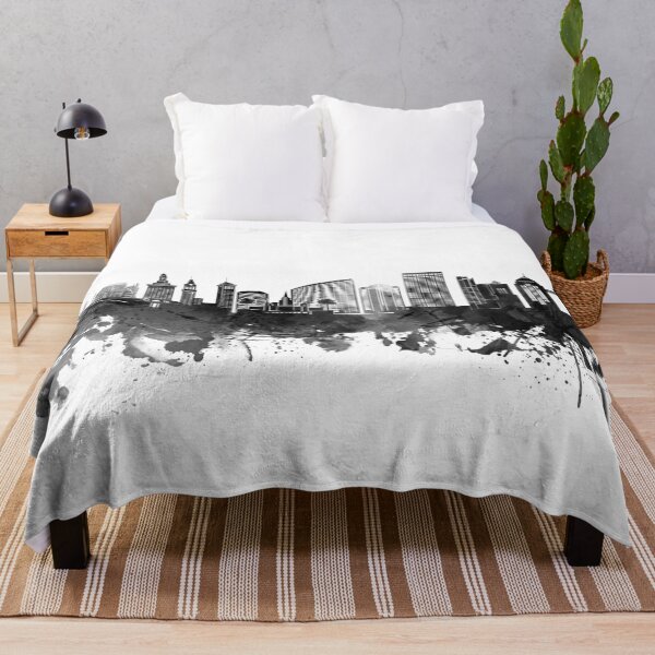 Item preview, oakland skyline bw designed and sold by BekimART2.