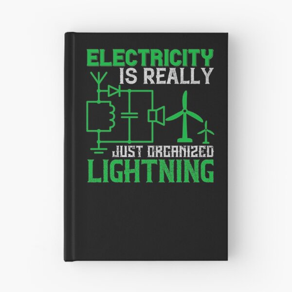 Item preview, Electricity is really just organized lightning designed and sold by dm4design.