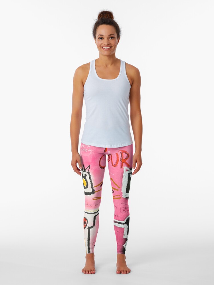 pink punk leggings