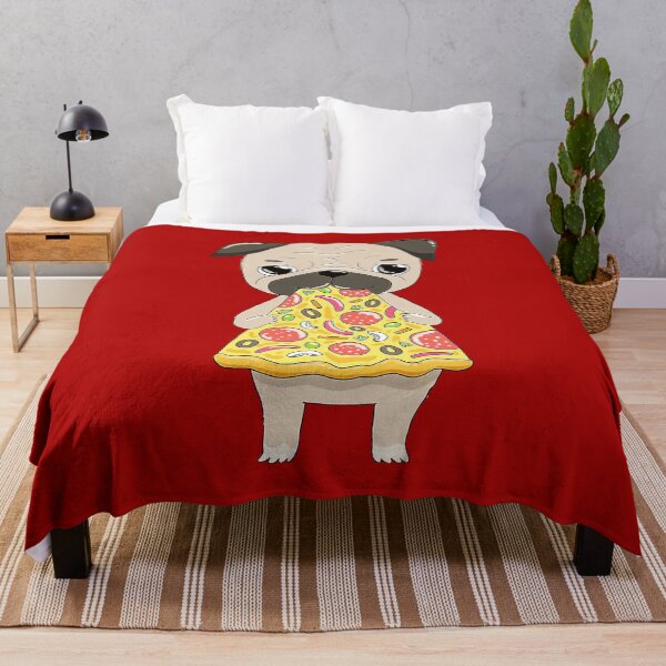 Item preview, pug pizza cute designed and sold by geraldellis.