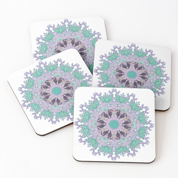 Item preview, Toucan Flower Mandala - Ghost Party designed and sold by Natalie Viola .