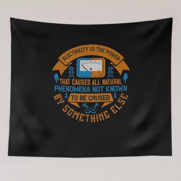 Item preview, Electricity is the power that causes all natural designed and sold by dm4design.