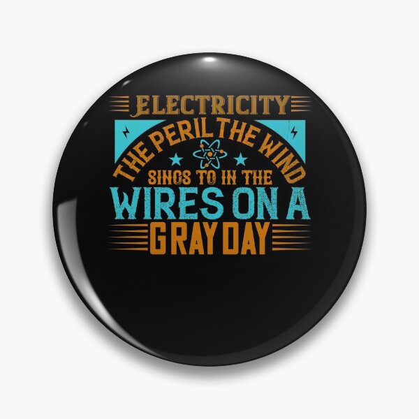Item preview, Electricity the peril the wind sings to the wires on a gray day designed and sold by dm4design.