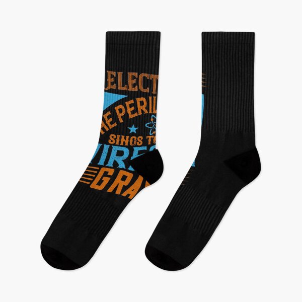 Item preview, Electricity the peril the wind sings to the wires on a gray day designed and sold by dm4design.