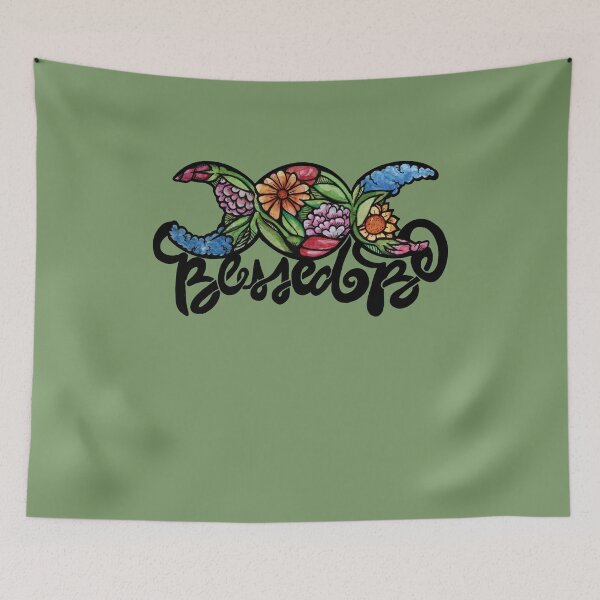 Item preview, Blessed Be Triple Moon Bloom designed and sold by FrictionMaxxing.