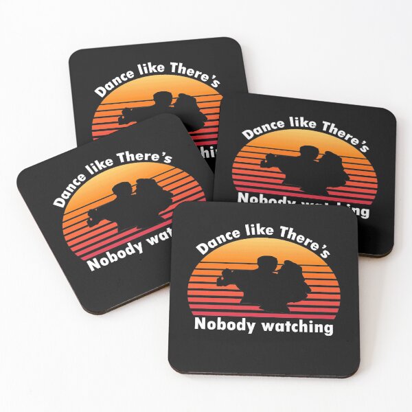 Item preview, Dance like there’s nobody watching, vintage retro sunset-dancing hobby designed and sold by merchfun2.