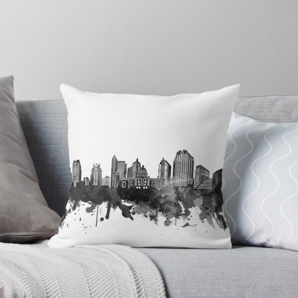 Item preview, sacramento skyline bw designed and sold by BekimART2.