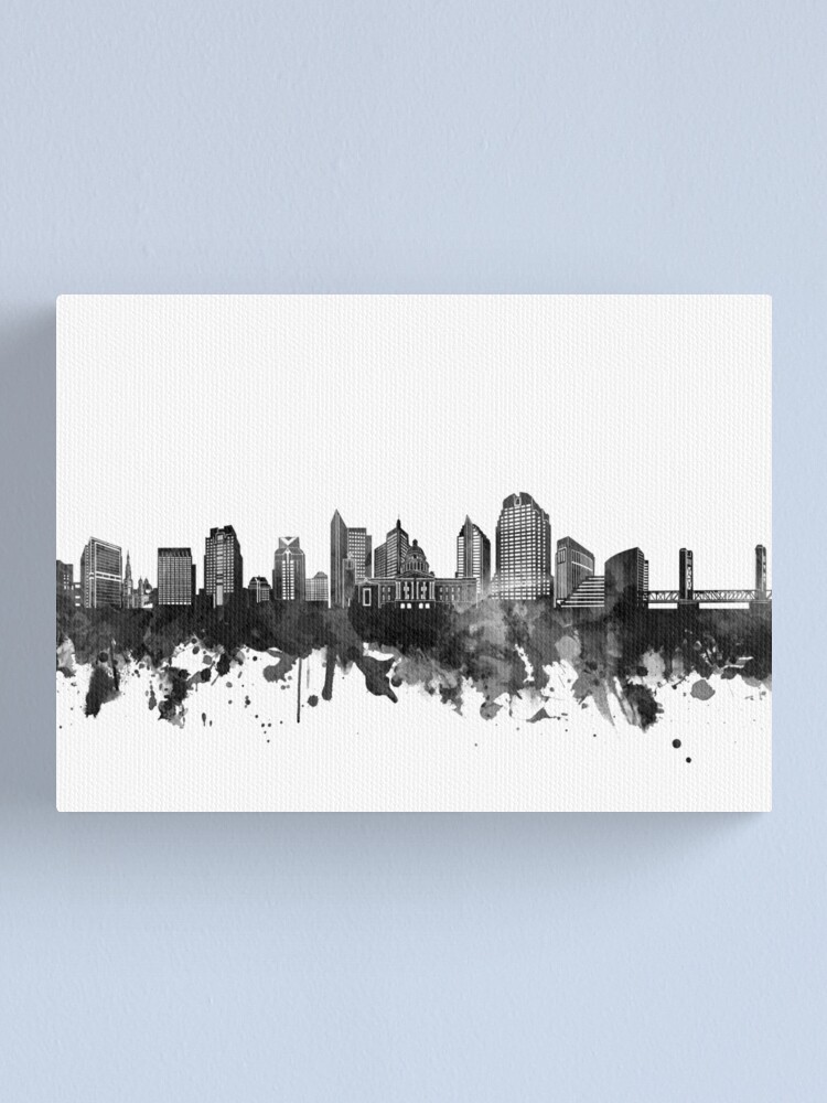 louisville city skyline 3 Comforter by Bekim ART