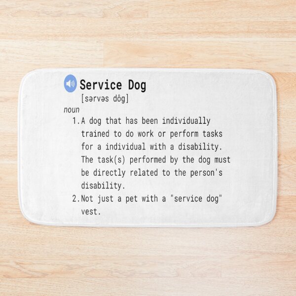 Item preview, Service Dog Definition designed and sold by Kate_Create.